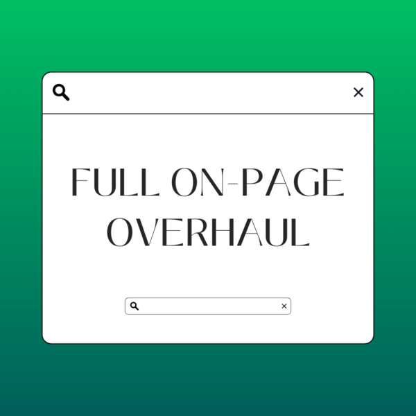 Full On-Page Overhaul (50+ Pages)
